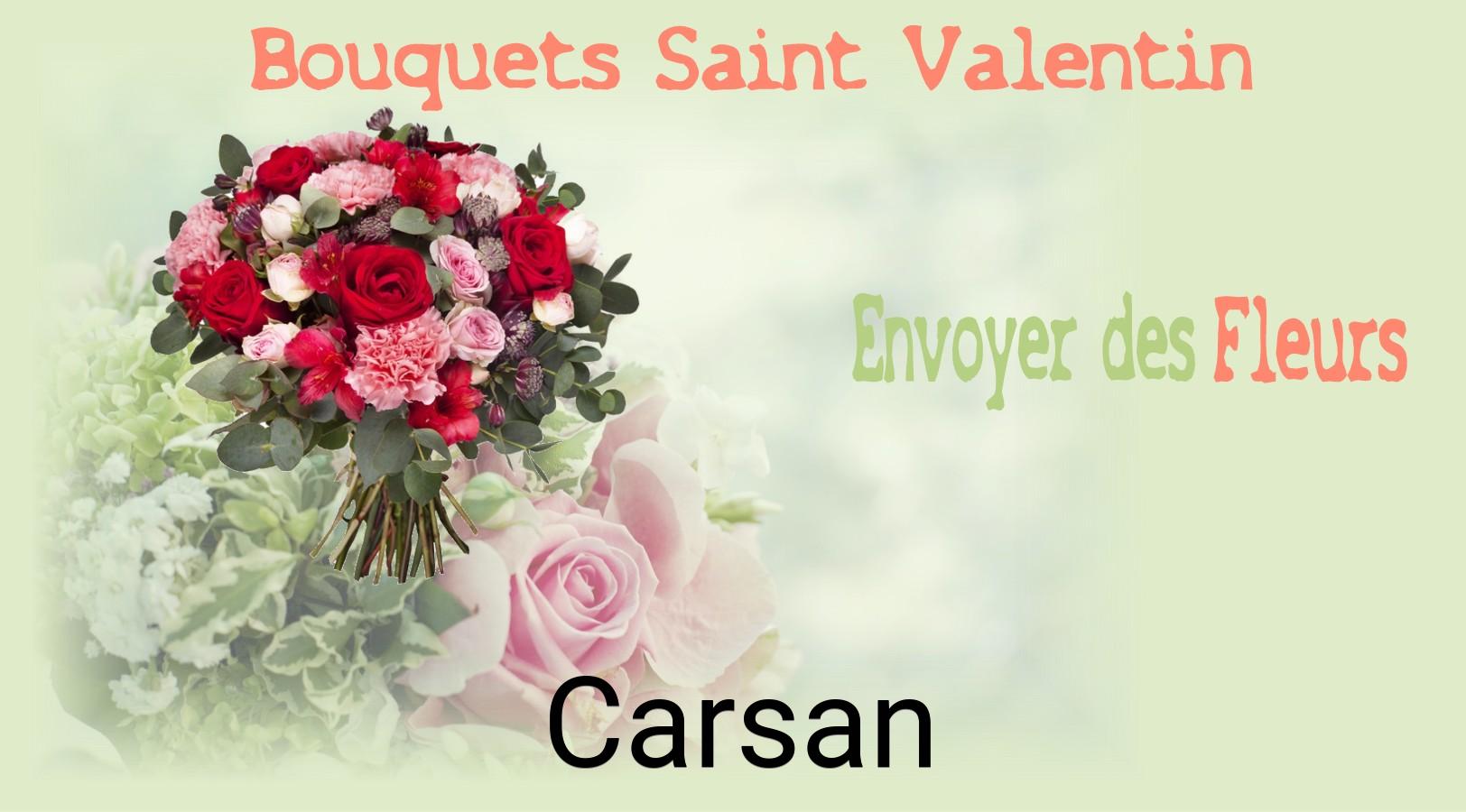 Roses de Saint-Valentin livrées à Carsan